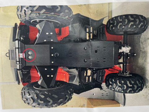 Oryginalna osłona spodu płyta HONDA TRX500 OEM