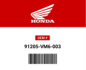 Uszczelniacz koła tylnego HONDA CRF 150 TRX 91205-VM6-003