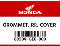 Guma montażowa HONDA GL 1800 FJS 400 600 VTX 1300 OEM 83504-GE0-000