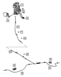 Linka ręcznego L/P 52124964AE Jeep Grand Cherokee WK2 Dodge Durango WD 2011 - 2023 OE