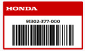 Oring 15X2.5 HONDA 91302-377-000