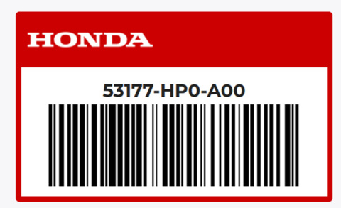 Osłona dźwigni kierownicy HONDA TRX500 53177-HP0-A00