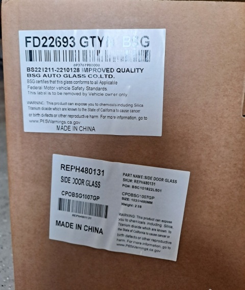 Szyba boczna przednia prawa Honda Civic 2006-2011 FD22693 REPH480131