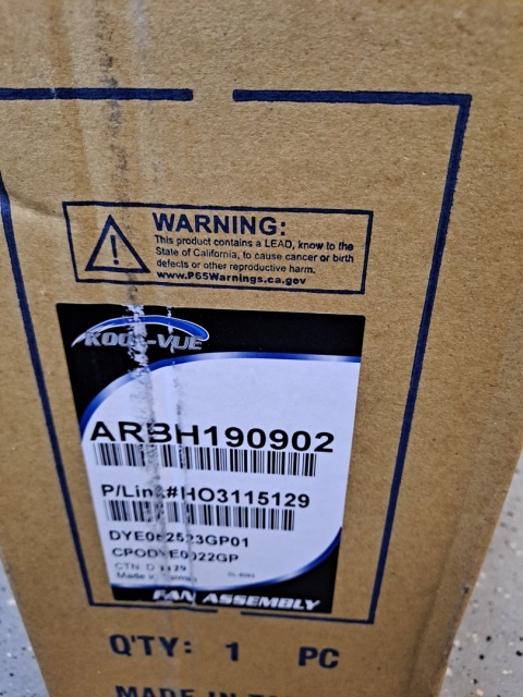 Wentylator chłodnicy Honda Civic 2006-2011 ARBH190902