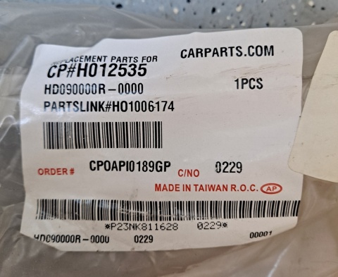 Belka wzmocnienie zderzaka przód Honda Civic 2006-2011 H012535