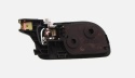 Klamka tylna lewa wewnętrzna czarna Honda Accord 2003-2007 HO1552106 H491342 HU-HD2238MA-RL