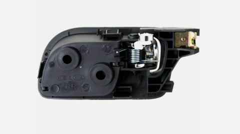 Klamka tylna prawa wewnętrzna czarna Honda Accord 2005-2007 HO1553106 H491341 HU-HD2238MA-RR