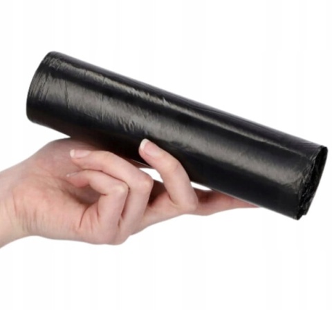 Grube mocne worki na śmieci 150L (85x100cm) 30 mikronów - 1 rolka - 10 sztuk