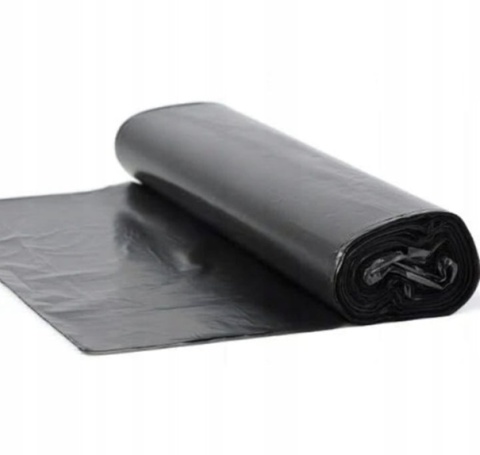 Grube mocne worki na śmieci 150L (85x100cm) 30 mikronów - 1 rolka - 10 sztuk