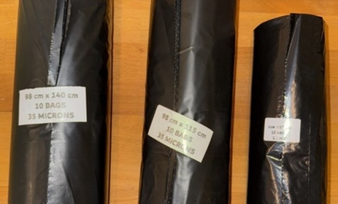 Worki na śmieci 200L (98x115cm) 35 mikronów - opakowanie 20 rolek - 200 sztuk