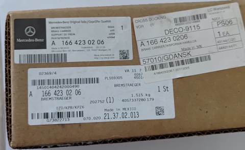 Jarzmo hamulca Mercedes GL ML 2006-2019 A1664230206