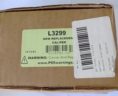 Zacisk hamulcowy tylny lewy kierowcy Acura ILX Honda Civic 2006-2018 L3299
