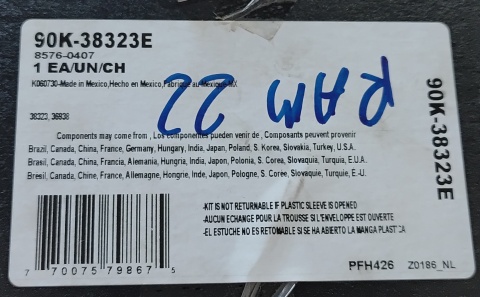 Zestaw rolka napinacz pasek osprzętu RAM 1500 2500 5.7L 2013-2021 90K-38323E