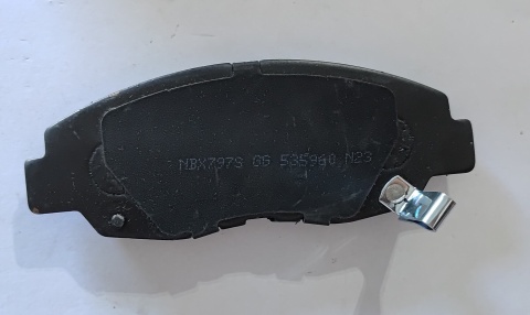 Klocki hamulcowe przód Honda Accord 1998-2002 NBX7978 GG 535960 N23 SSCP764A