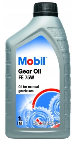 Olej do manualnych skrzyń biegów MOBIL GEAR OIL FE 75W butelka 1l