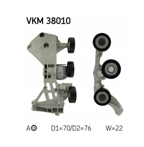 Rolka napinacza SKF Mercedes Klasa A Vaneo 1997-2005 VKM 38010