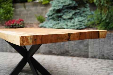 Stół z litego drewna SUAR 221 cm