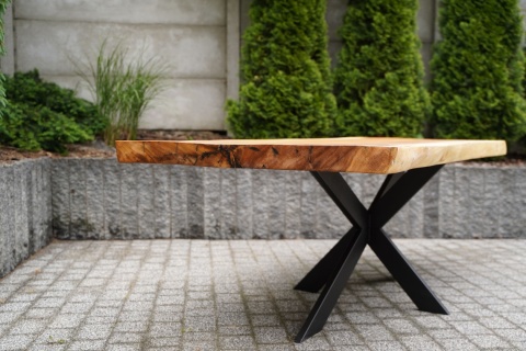 Stół z litego drewna SUAR 221 cm