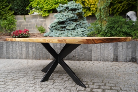Stół z litego drewna SUAR 261 cm