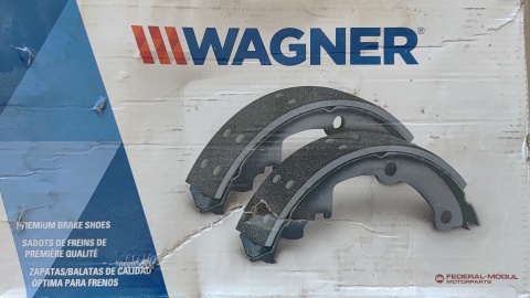 Szczęki hamulca postojowego WAGNER Dodge RAM 1500 Dodge Durango Chrysler Aspen Chevrolet Silverado 2007-2021 Z947
