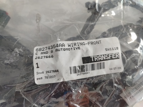 Nowa wiązka okablowanie przednie Mopar Jeep Cherokee 2016-2018 68274354AA