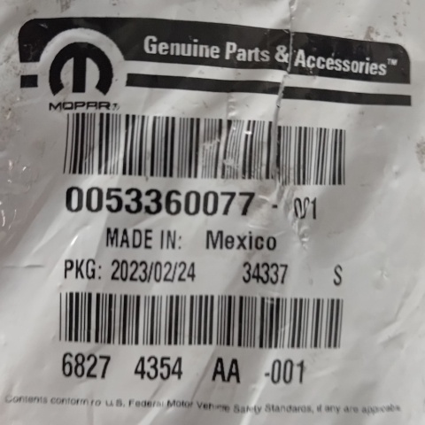 Nowa wiązka okablowanie przednie Mopar Jeep Cherokee 2016-2018 68274354AA